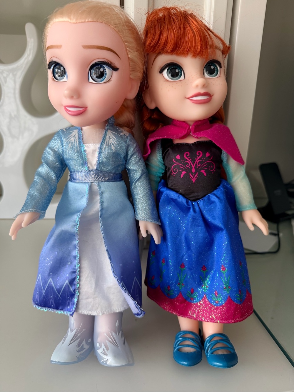 JAKKS PACIFIC FROZEN DISNEY Adventure Elsa & Anna Play Dolls X 2 Bundle 13” NEW